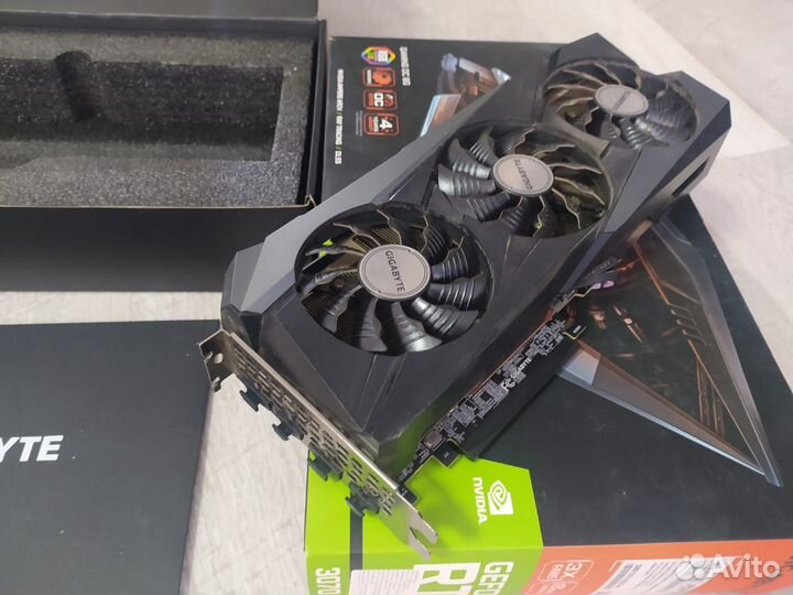 Видеокарта RTX 3070ti gigabyte