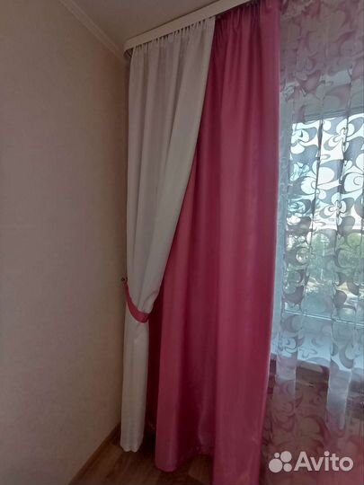 Шторы + светильник в комнату для девочки