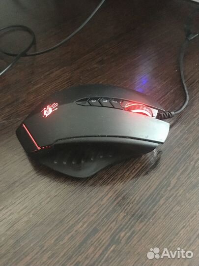 Мышь проводная игровая A4Tech Bloody V8М, черный