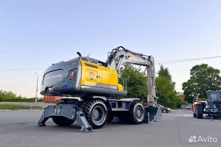Колёсный экскаватор Force vector FV180W, 2025