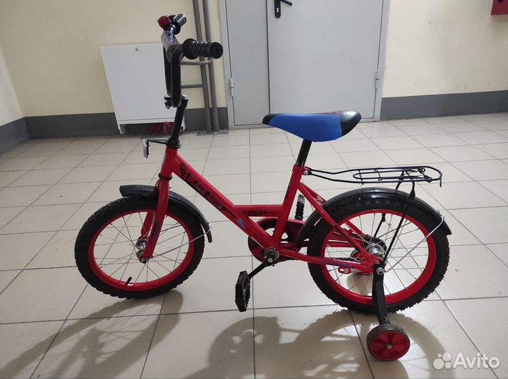 Велосипед детский 16' Black aqua