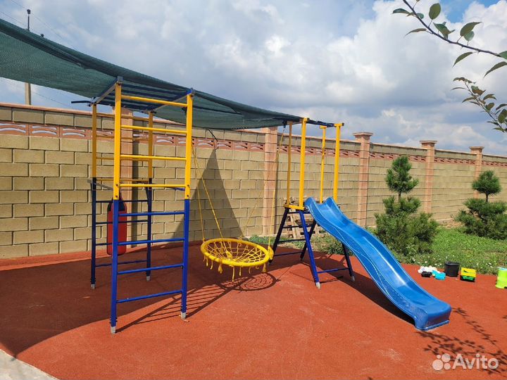 Уличный спортивный комплекс качеля-гнездо