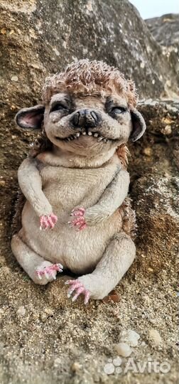 Игрушки ручной работы тедди. Ёжик