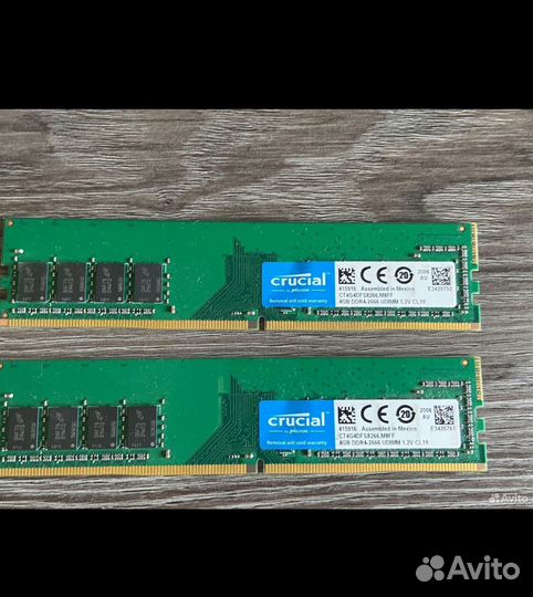 Оперативная память ddr4 8gb crucial