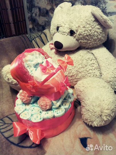 Коляска из памперсов