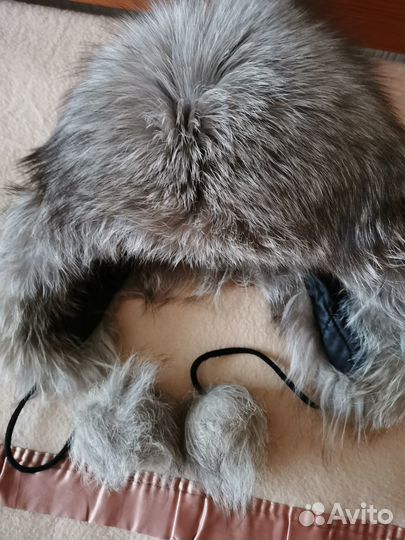 Шапка женская песец