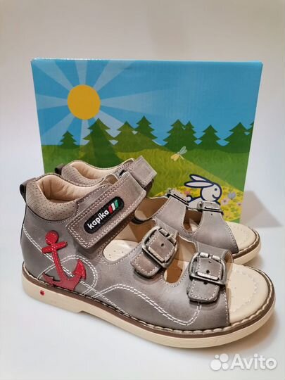 Сандали 26 новые нат кожа