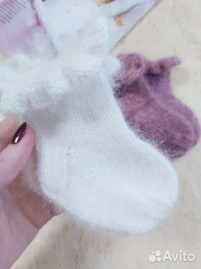 Носки детские, вязаные носки,носочки детские
