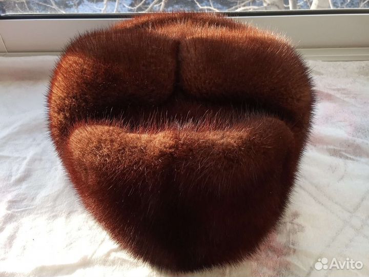 Норковая шапка мужская 59 60
