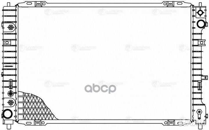 Радиатор охлаждения двигателя ford escape/maverick