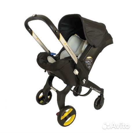 Аренда коляска - автолюлька FooFoo 4 в 1 (черная)