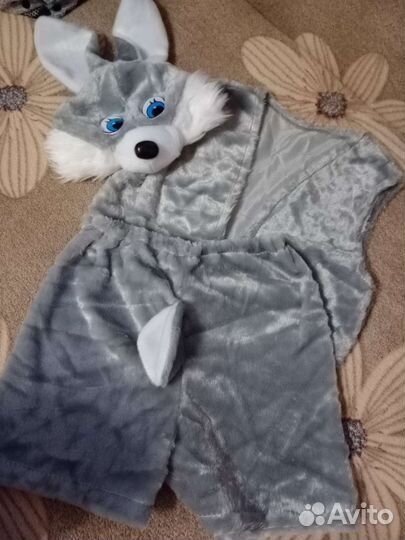 Новогодние костюмы:заяц, волк, медведь, на прокат