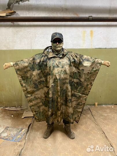 Плащ пончо,дождевик