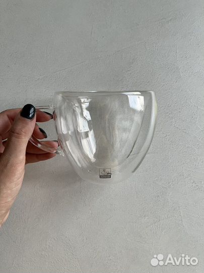 Набор кружек стеклянных Magistro «Сердце»