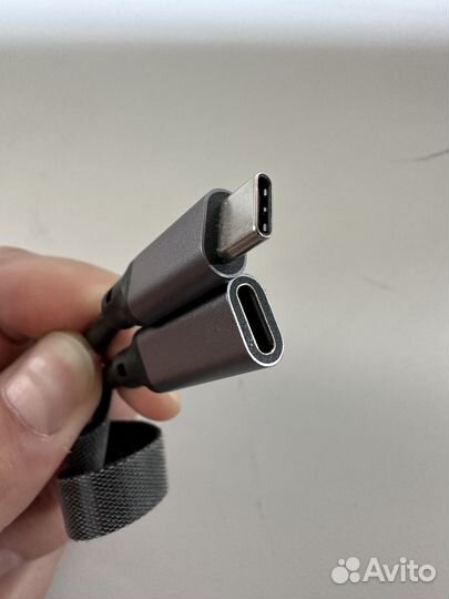 Кабель-удлинитель USB Type-C, 2 м, черный