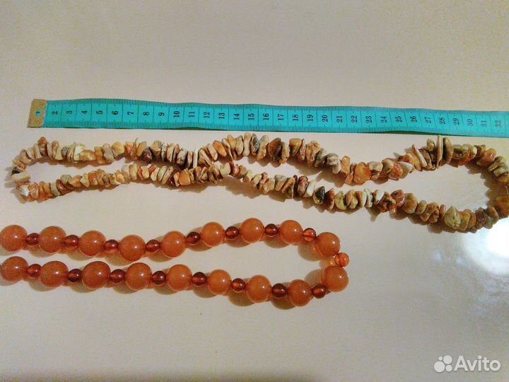Янтарные бусы