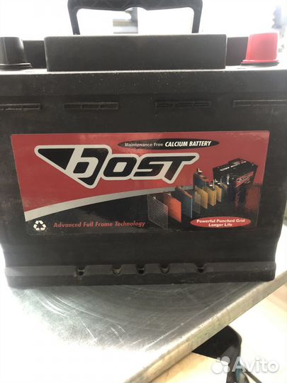 Аккумулятор bost 62 Ач, 580 А, обратная пол-сть