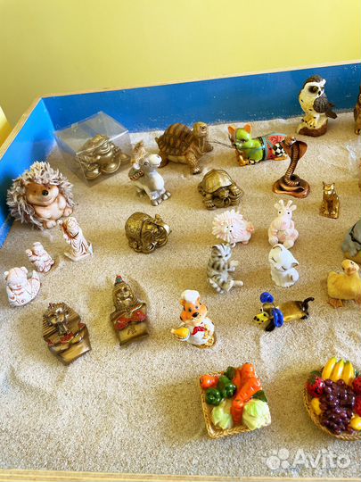 Фигурки для песочной терапии коллекция