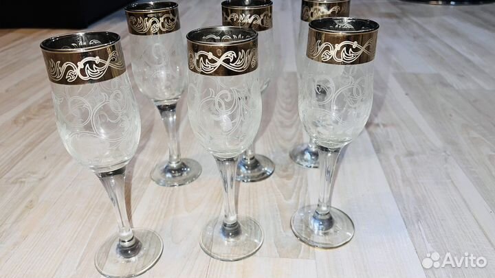Бокалы для шампанского 6 шт