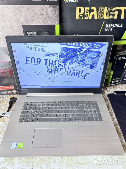 Игровой ноутбук lenovo gtx i3 8gb ssd