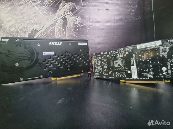 Видеокарты GTX 1060 6 gb msi/palit