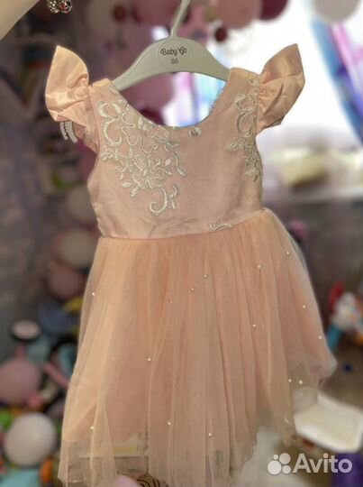 Платье для девочки Платье принцессы с бусинками