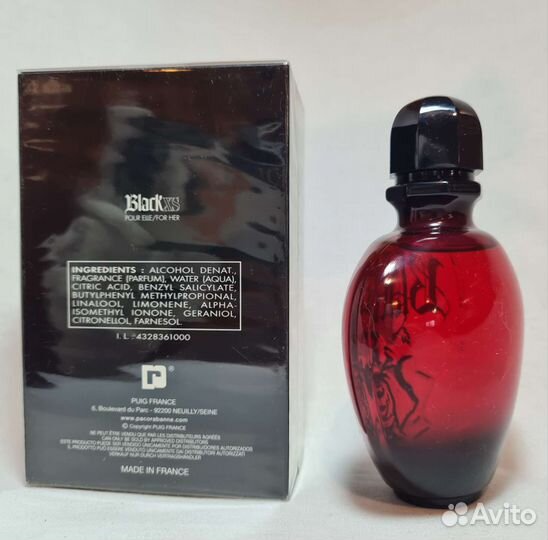Туалетная вода Paco Rabanne Black XS 80ml 2014г
