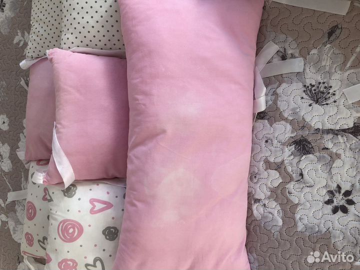 Бортики подушки в детскую кроватку