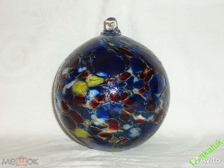 Елочная игрушка стекло ручная работа Мурано Италия