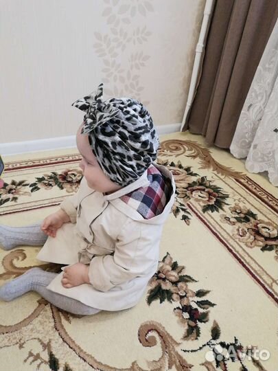 Шапка чалма для девочки
