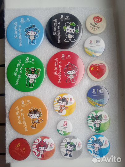 Значки(официальные знаки Олимпийских игр) 2