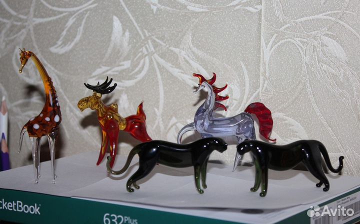 Новые стеклянные фигурки