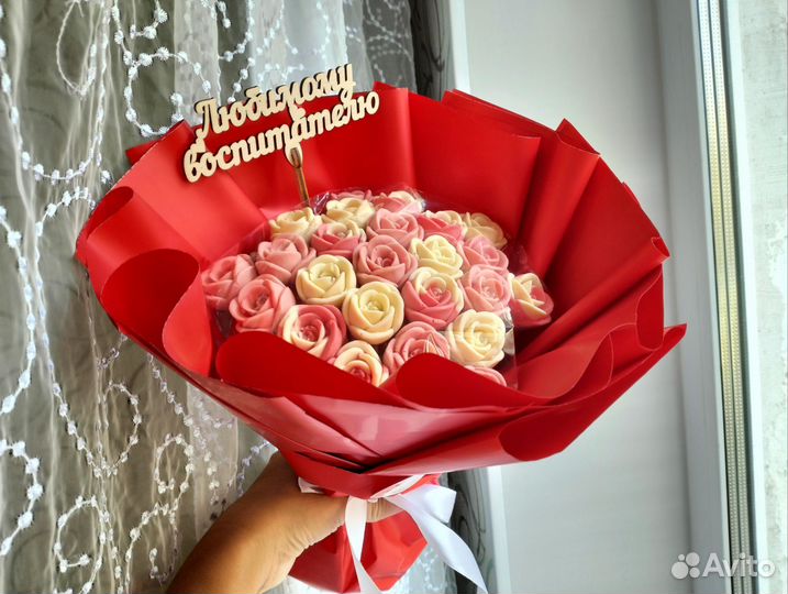 Букет из шоколадных роз