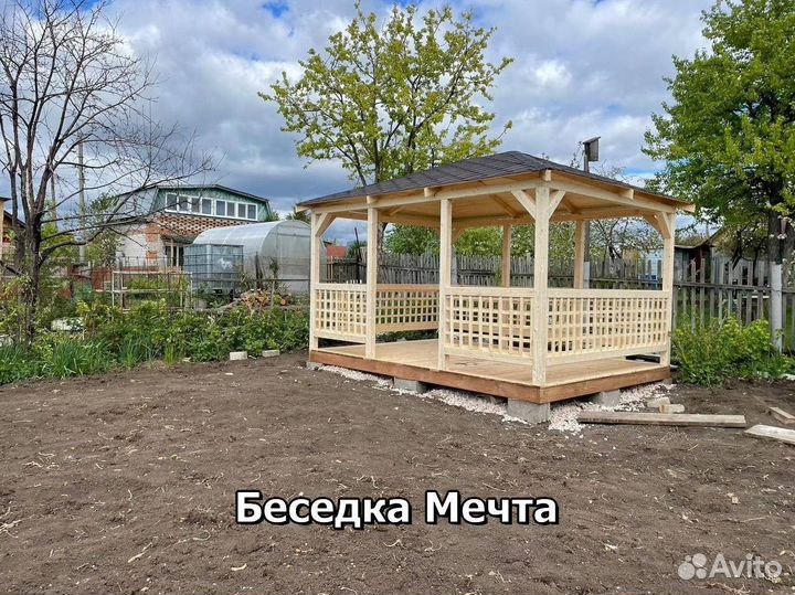 Беседки. Привезём и установим за 1 день