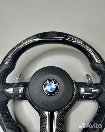 М Руль BMW F10 M5 F01 F06 F12 M6 карбон тахометр