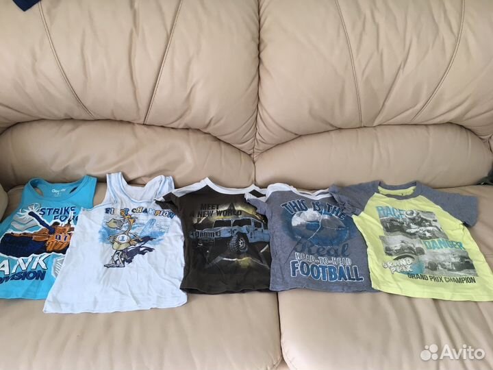 Футболки, летние костюмчики 104р-р