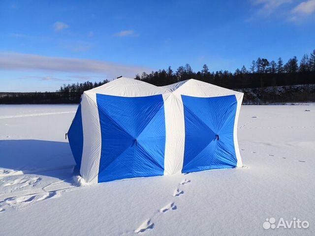 Зимняя палатка, куб Двойной 200х400х215 CT-1621