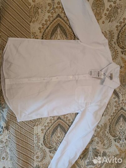 Рубашка белая sela,р.15,новая