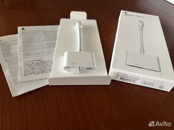 Адаптер apple lightning hdmi / USB-C оригинал