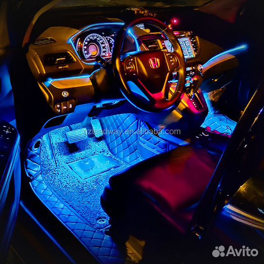 Подсветка в машину салона авто в ноги светодиодная