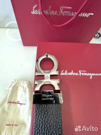 Мужской кожаный ремень Salvatore Ferragamo