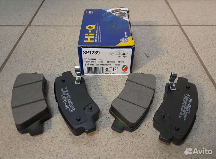 Задние тормозных диски и колодки Solaris - Rio