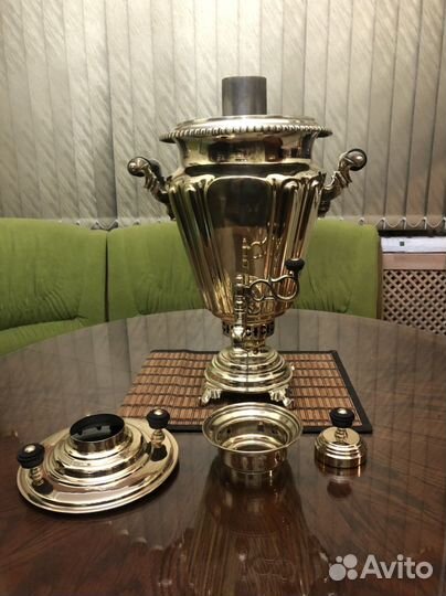 Самовар на дровах старинный