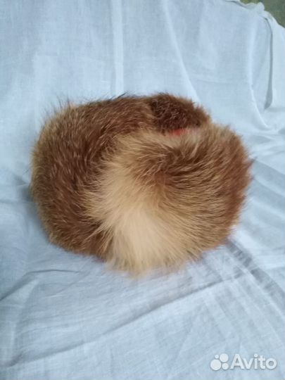 Шапка ушанка лисья