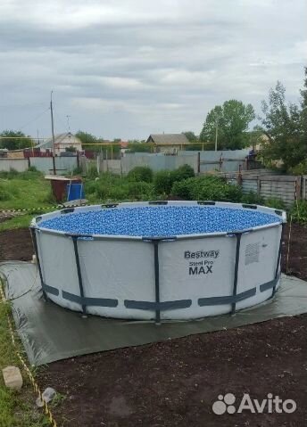 Каркасный Бассейн 366x100 + фильтр Новый