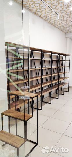 Стеллажи для магазина обуви