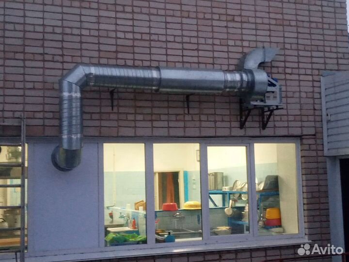 Монтаж систем вентиляции/Очистка