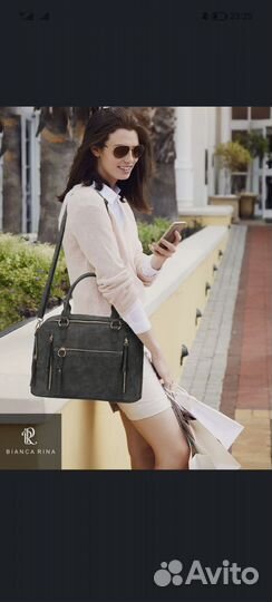 Сумка Новая Большая Женская Вельвет