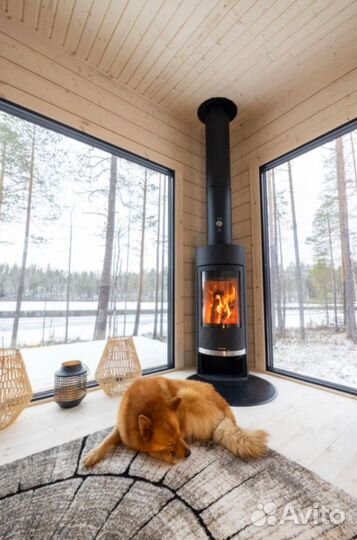 Модульный Финский дом баня не бочка из бруса Викин