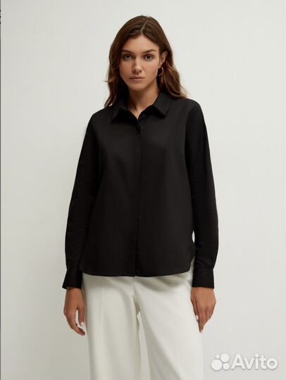 Черная рубашка zarina новая